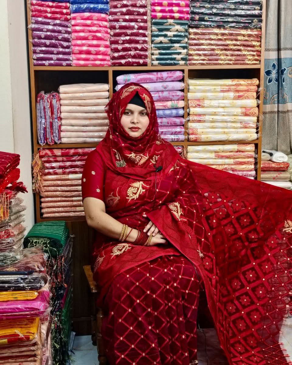 বধূয়া জামদানী শাড়ি